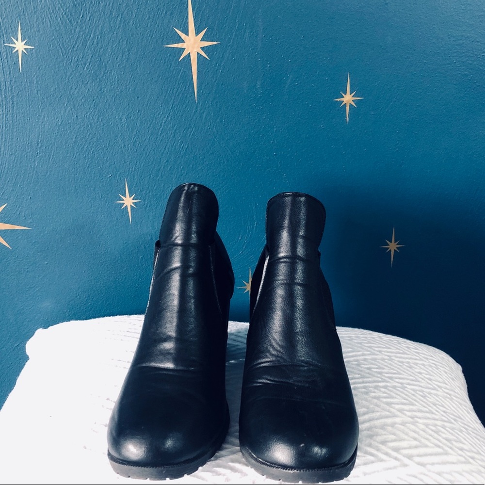 Dollhouse Slip on Heeled Booties